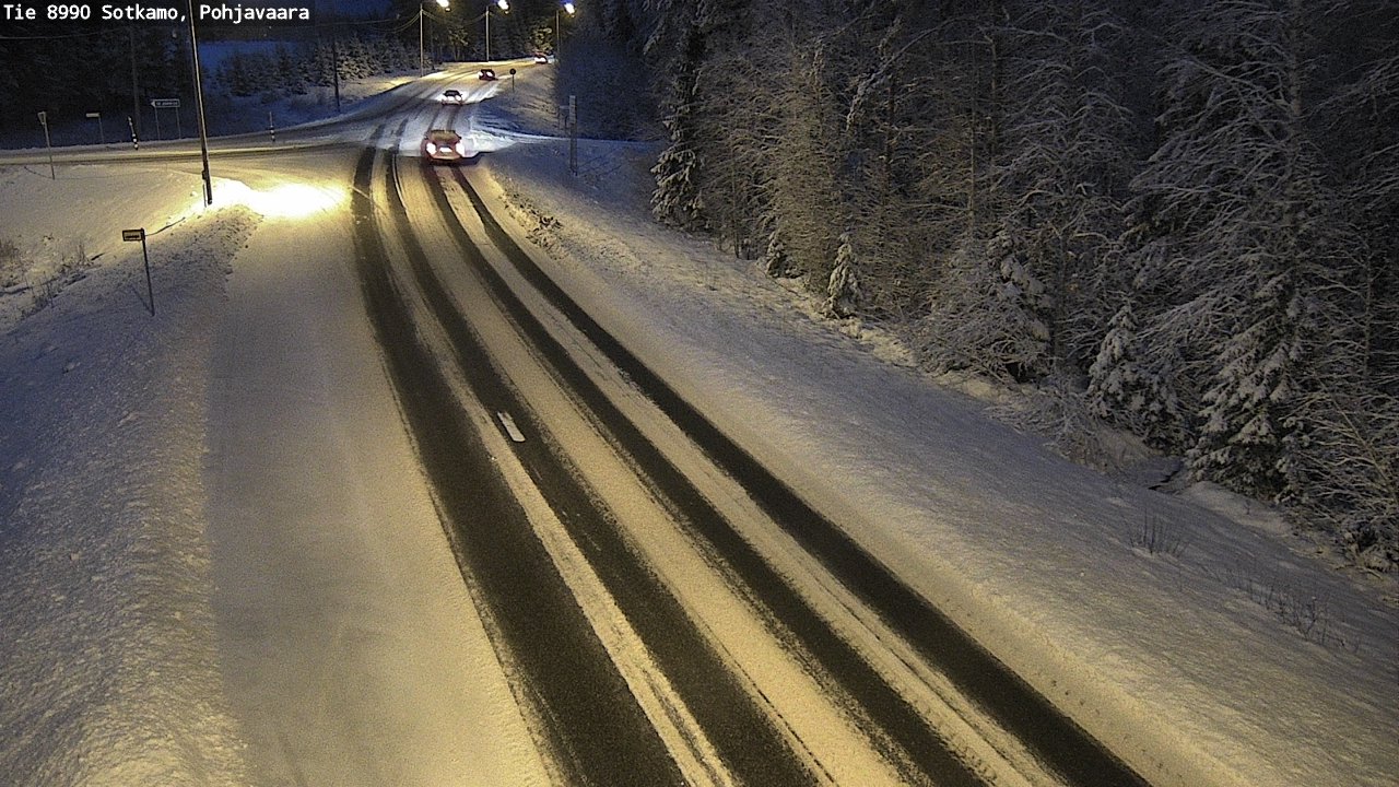 Weather Camera Image Road 8990 Sotkamo, Pohjavaara, Sotkamo, Kainuu