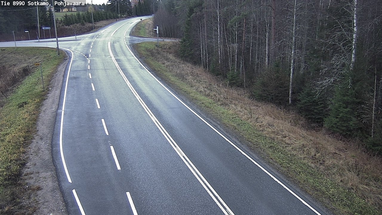 Weather Camera Image Road 8990 Sotkamo, Pohjavaara, Sotkamo, Kainuu