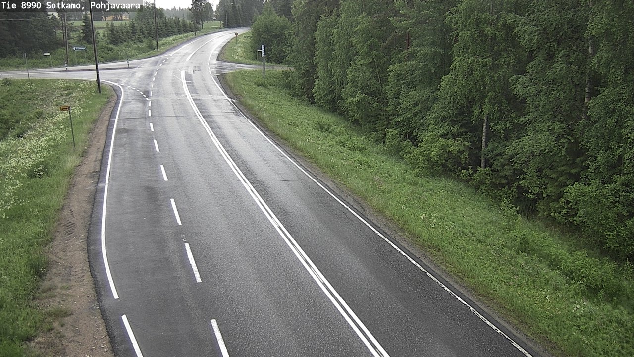 Weather Camera Image Road 8990 Sotkamo, Pohjavaara, Sotkamo, Kainuu