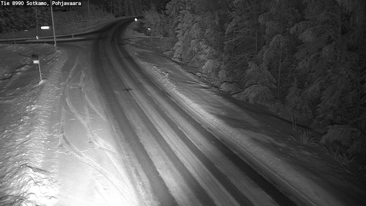 Weather Camera Image Väg 8990 Sotkamo, Pohjavaara, Sotkamo, Kainuu