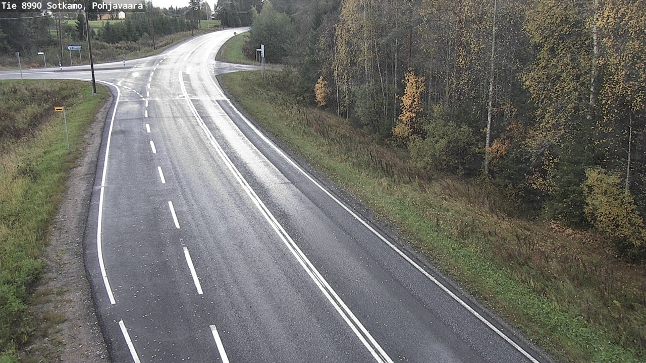 Weather Camera Image Road 8990 Sotkamo, Pohjavaara, Sotkamo, Kainuu