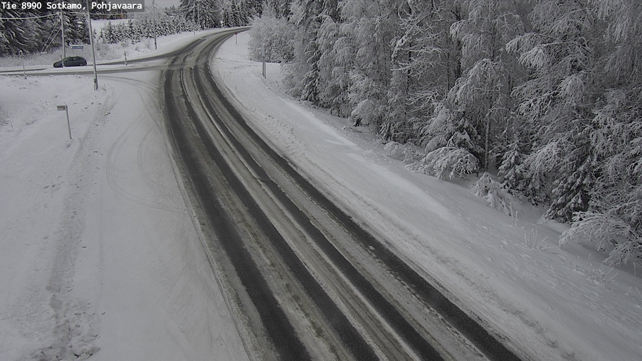 Weather Camera Image Road 8990 Sotkamo, Pohjavaara, Sotkamo, Kainuu