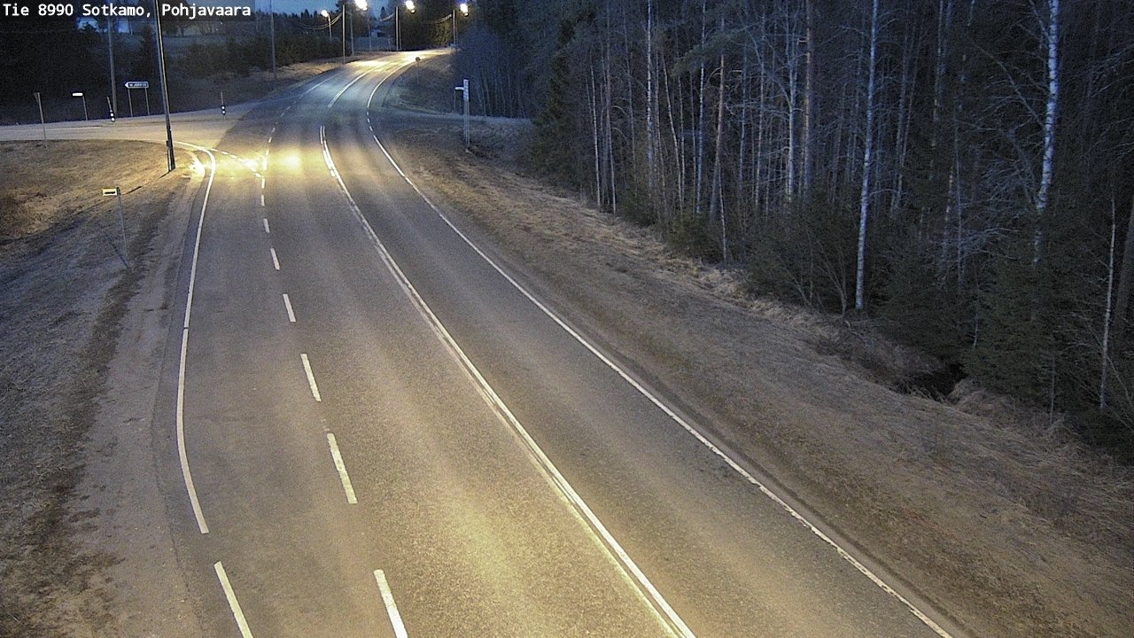 Weather Camera Image Väg 8990 Sotkamo, Pohjavaara, Sotkamo, Kainuu