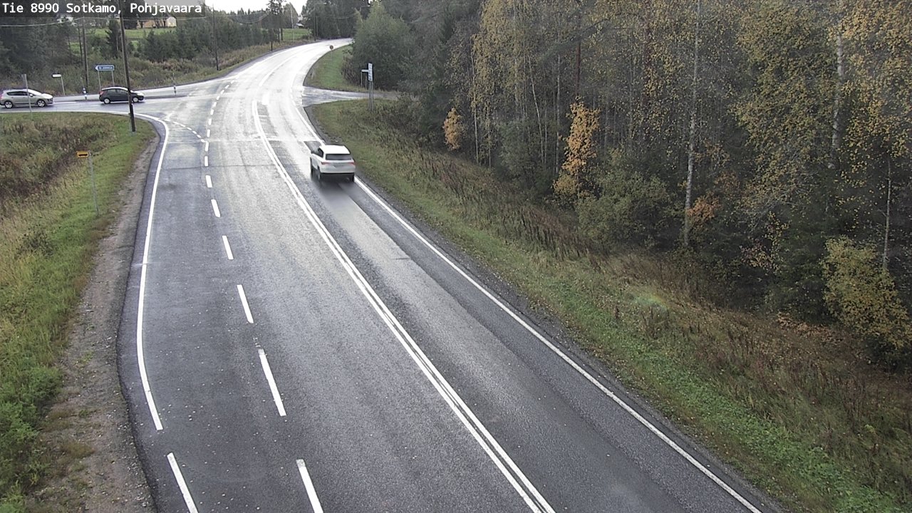 Weather Camera Image Road 8990 Sotkamo, Pohjavaara, Sotkamo, Kainuu