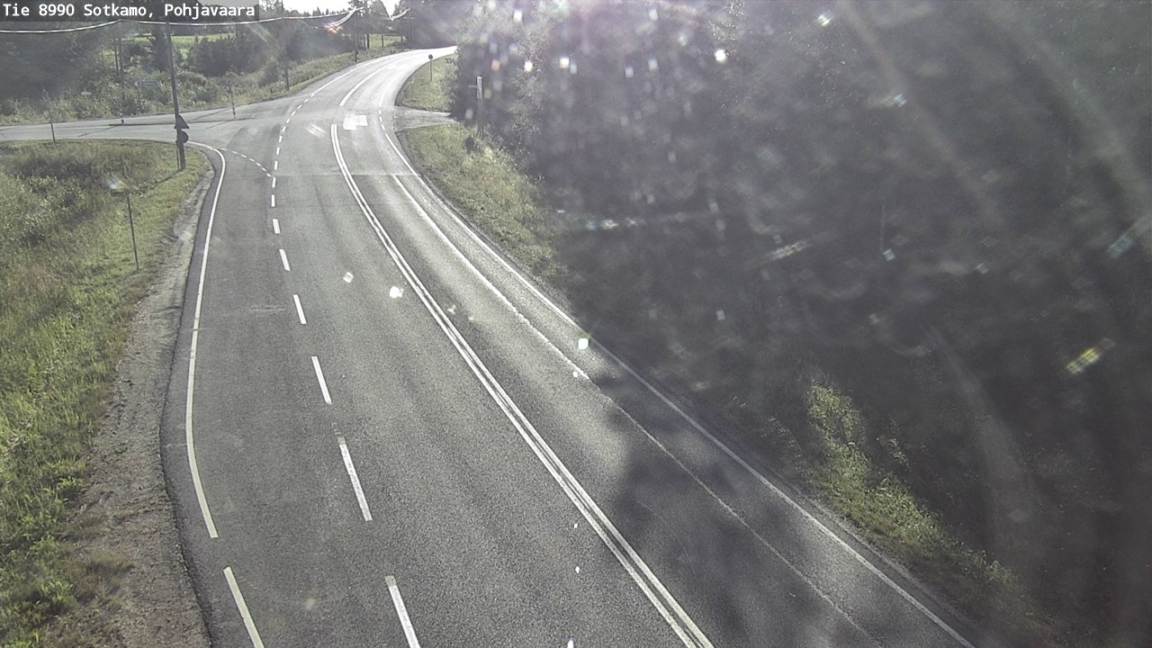 Weather Camera Image Road 8990 Sotkamo, Pohjavaara, Sotkamo, Kainuu