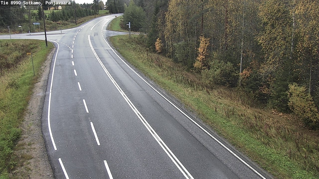Weather Camera Image Road 8990 Sotkamo, Pohjavaara, Sotkamo, Kainuu
