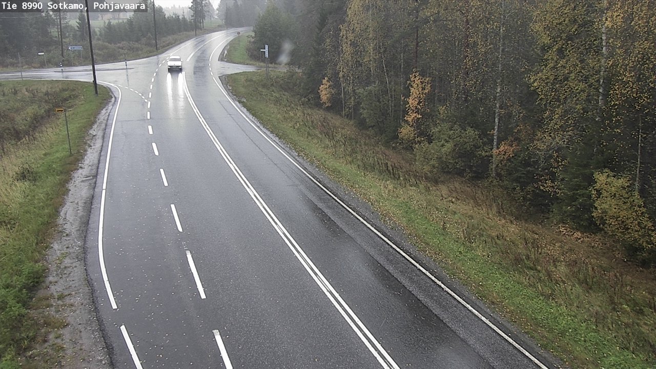 Weather Camera Image Road 8990 Sotkamo, Pohjavaara, Sotkamo, Kainuu