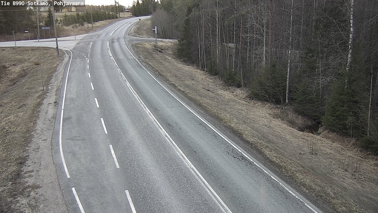 Weather Camera Image Road 8990 Sotkamo, Pohjavaara, Sotkamo, Kainuu