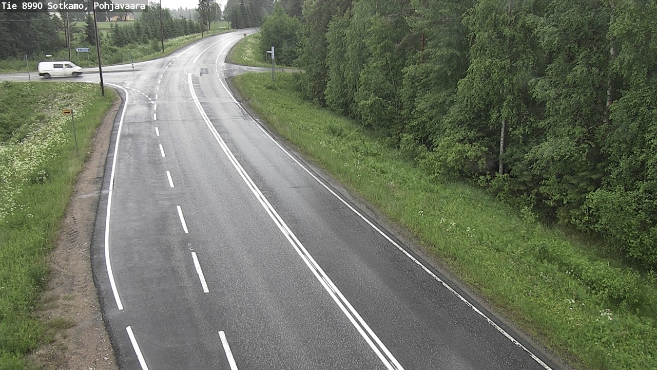 Weather Camera Image Road 8990 Sotkamo, Pohjavaara, Sotkamo, Kainuu