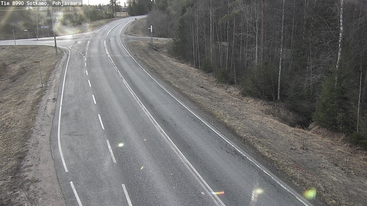 Weather Camera Image Road 8990 Sotkamo, Pohjavaara, Sotkamo, Kainuu