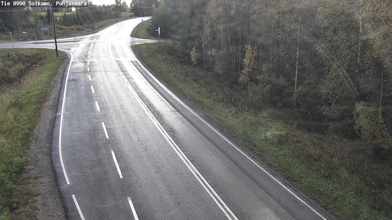 Weather Camera Image Road 8990 Sotkamo, Pohjavaara, Sotkamo, Kainuu