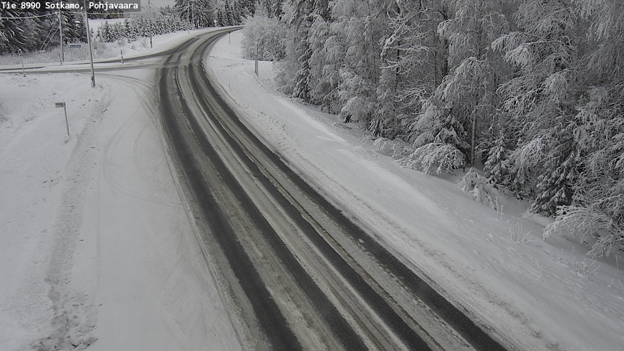Weather Camera Image Road 8990 Sotkamo, Pohjavaara, Sotkamo, Kainuu