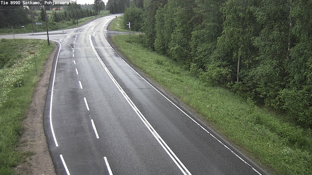 Weather Camera Image Road 8990 Sotkamo, Pohjavaara, Sotkamo, Kainuu
