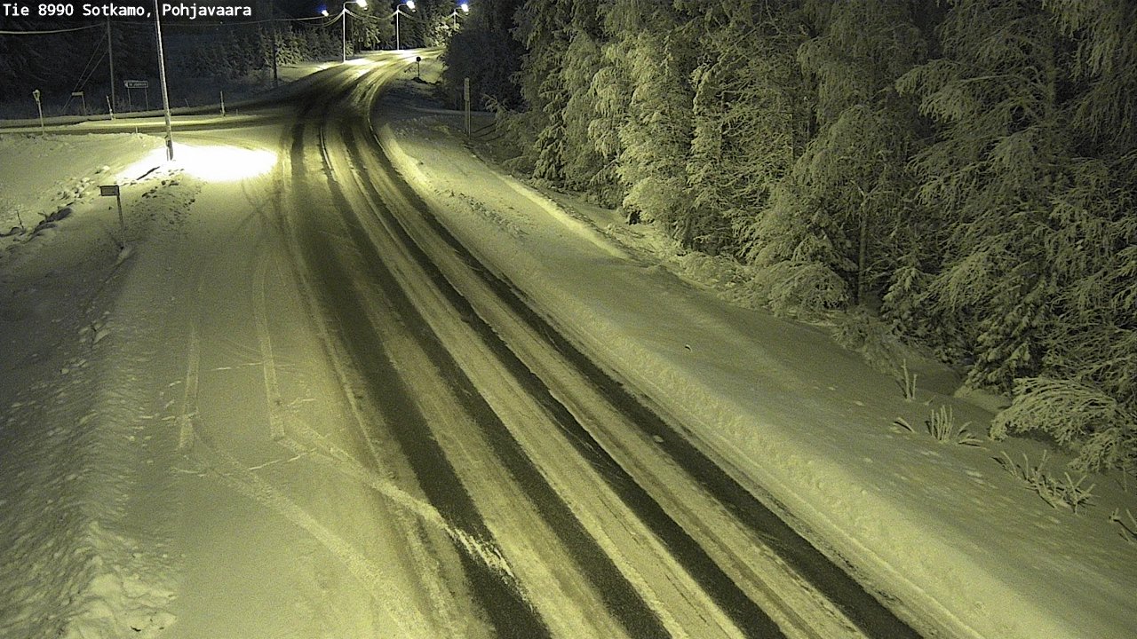 Weather Camera Image Väg 8990 Sotkamo, Pohjavaara, Sotkamo, Kainuu