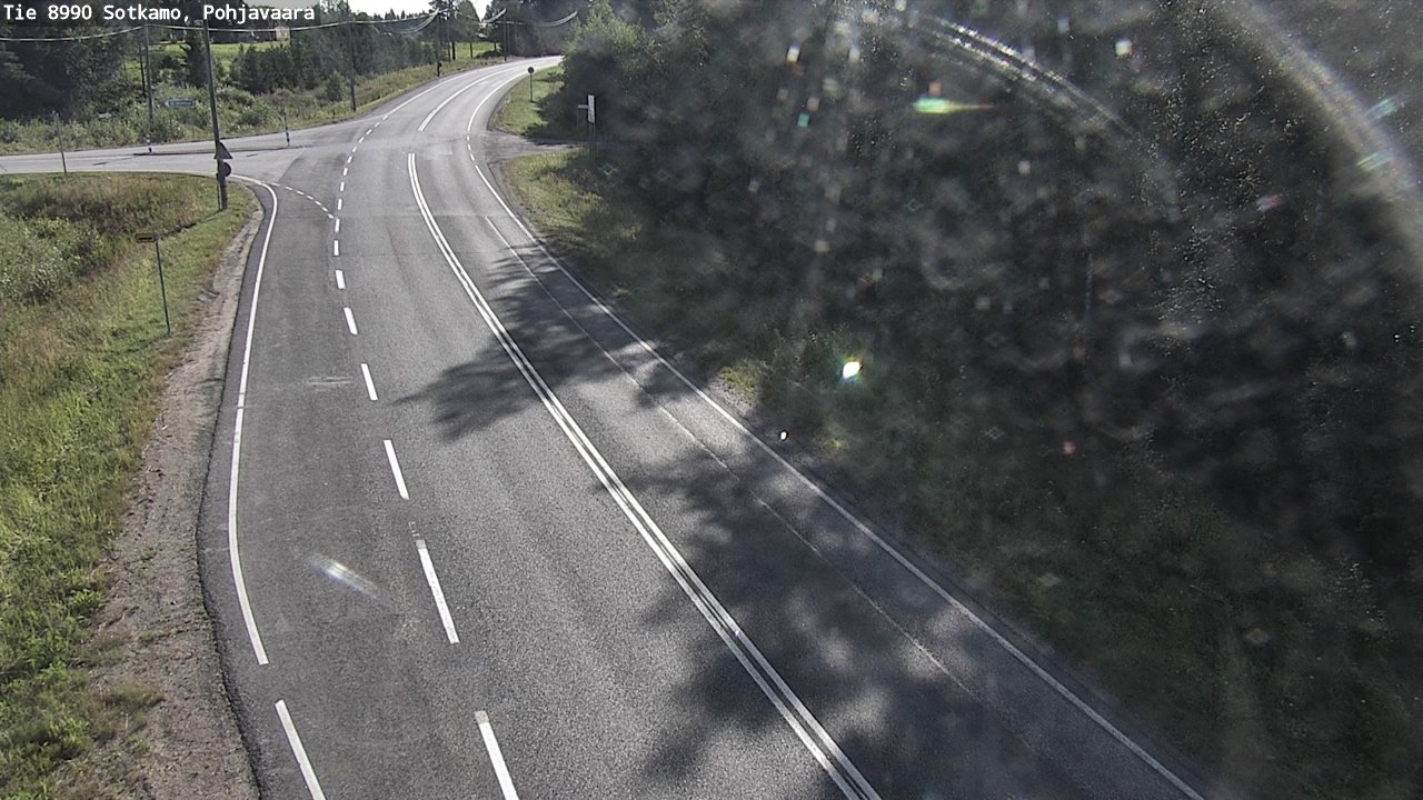 Weather Camera Image Road 8990 Sotkamo, Pohjavaara, Sotkamo, Kainuu