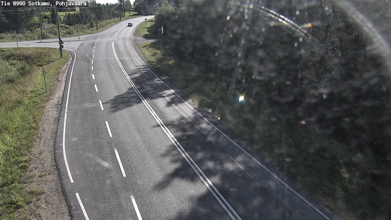 Weather Camera Image Road 8990 Sotkamo, Pohjavaara, Sotkamo, Kainuu