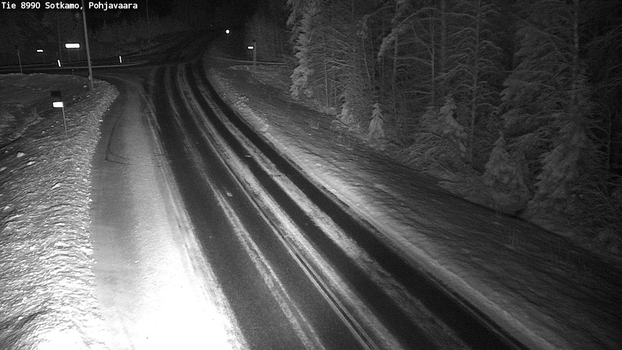 Weather Camera Image Road 8990 Sotkamo, Pohjavaara, Sotkamo, Kainuu