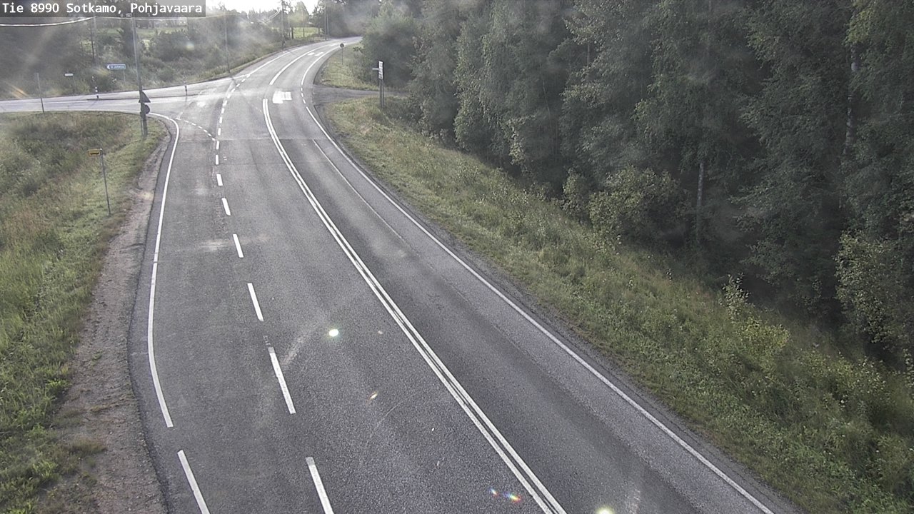 Weather Camera Image Road 8990 Sotkamo, Pohjavaara, Sotkamo, Kainuu