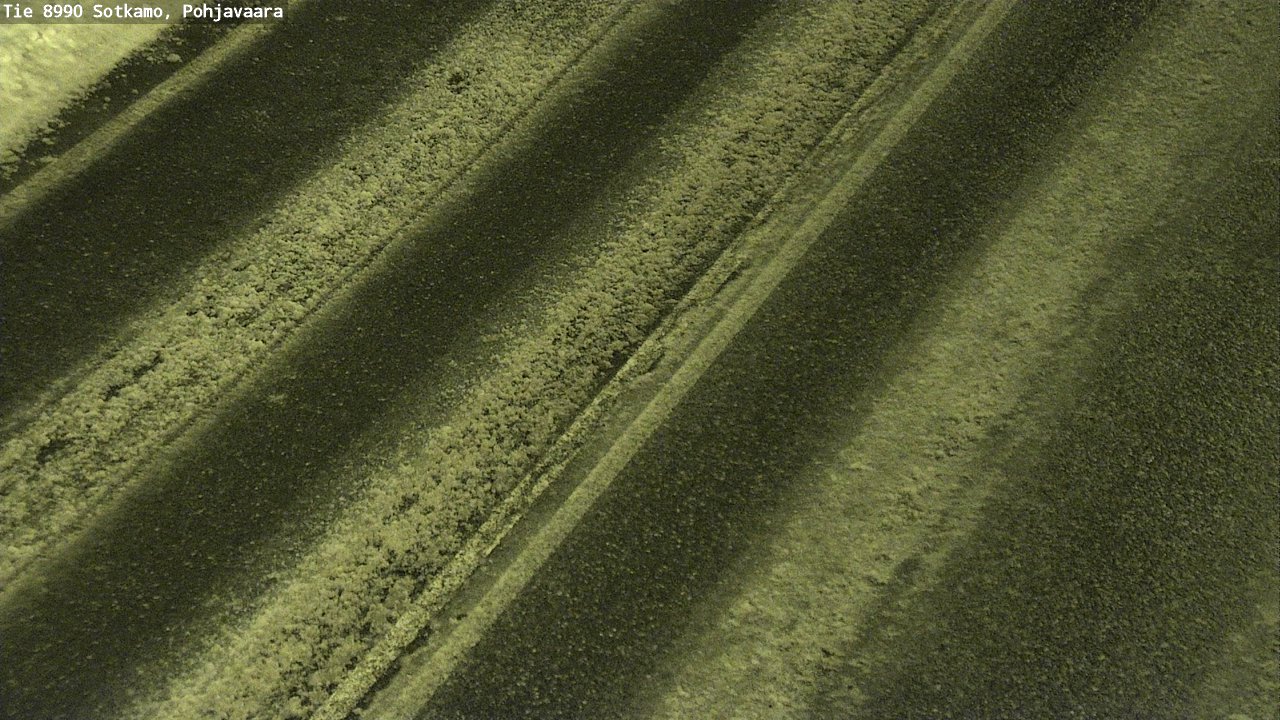 Weather Camera Image Road 8990 Sotkamo, Pohjavaara, Sotkamo, Kainuu