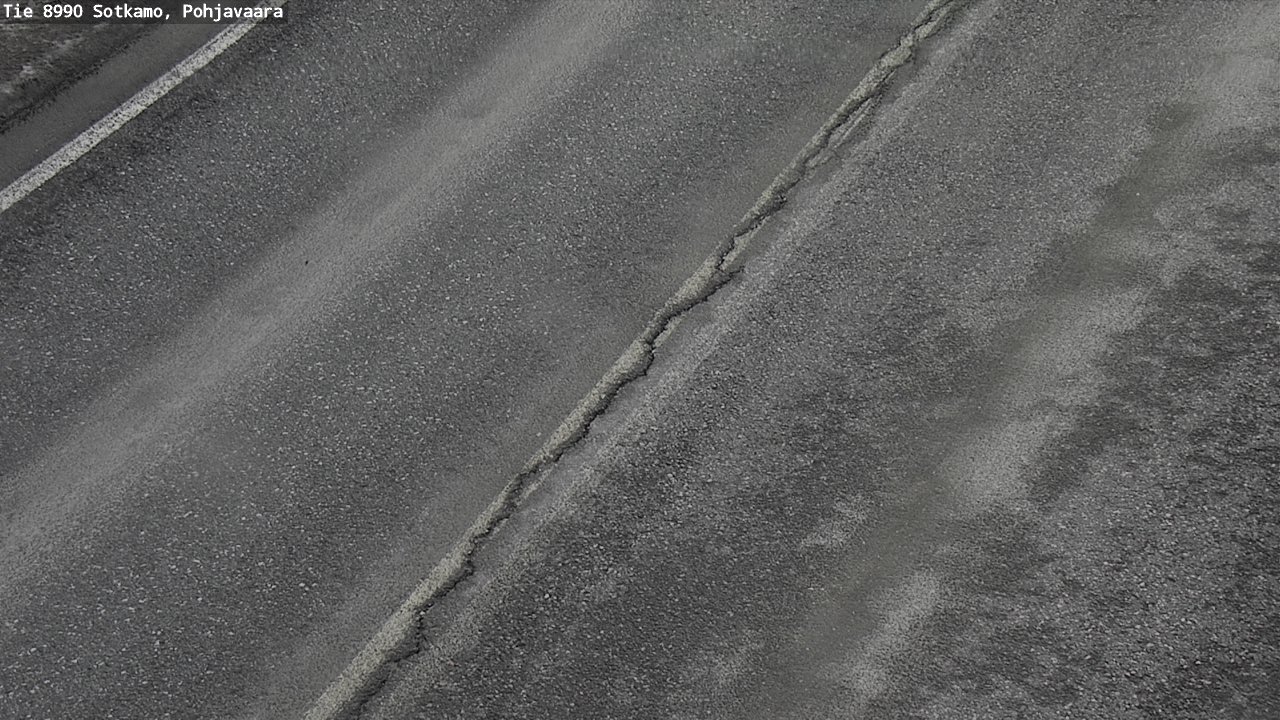 Weather Camera Image Väg 8990 Sotkamo, Pohjavaara, Sotkamo, Kainuu