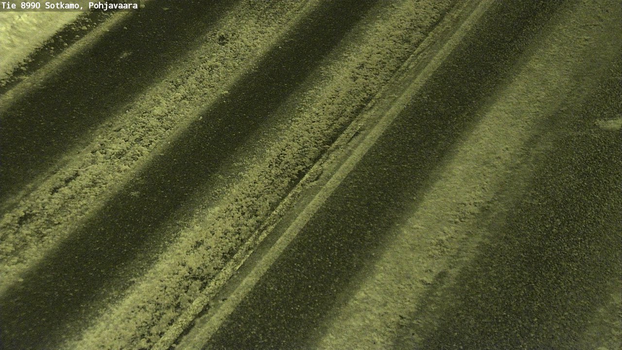 Weather Camera Image Road 8990 Sotkamo, Pohjavaara, Sotkamo, Kainuu