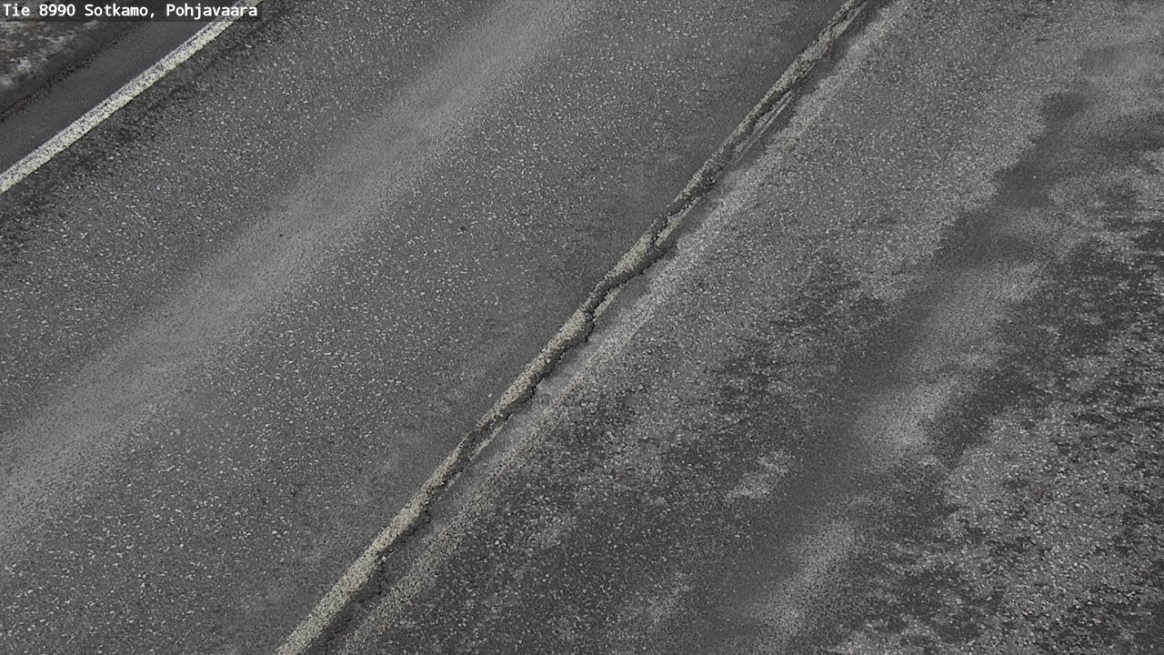 Weather Camera Image Road 8990 Sotkamo, Pohjavaara, Sotkamo, Kainuu