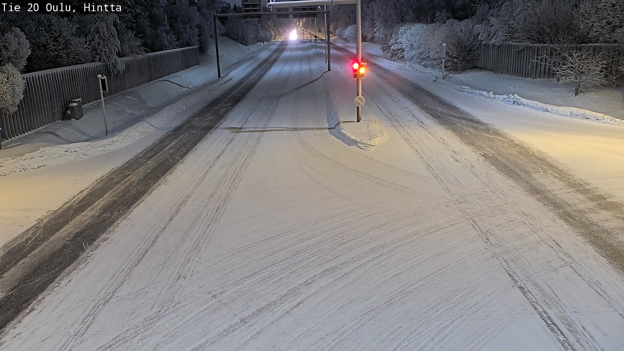 Weather Camera Image Road 20 Oulu, Hintta, Oulu, Pohjois-Pohjanmaa
