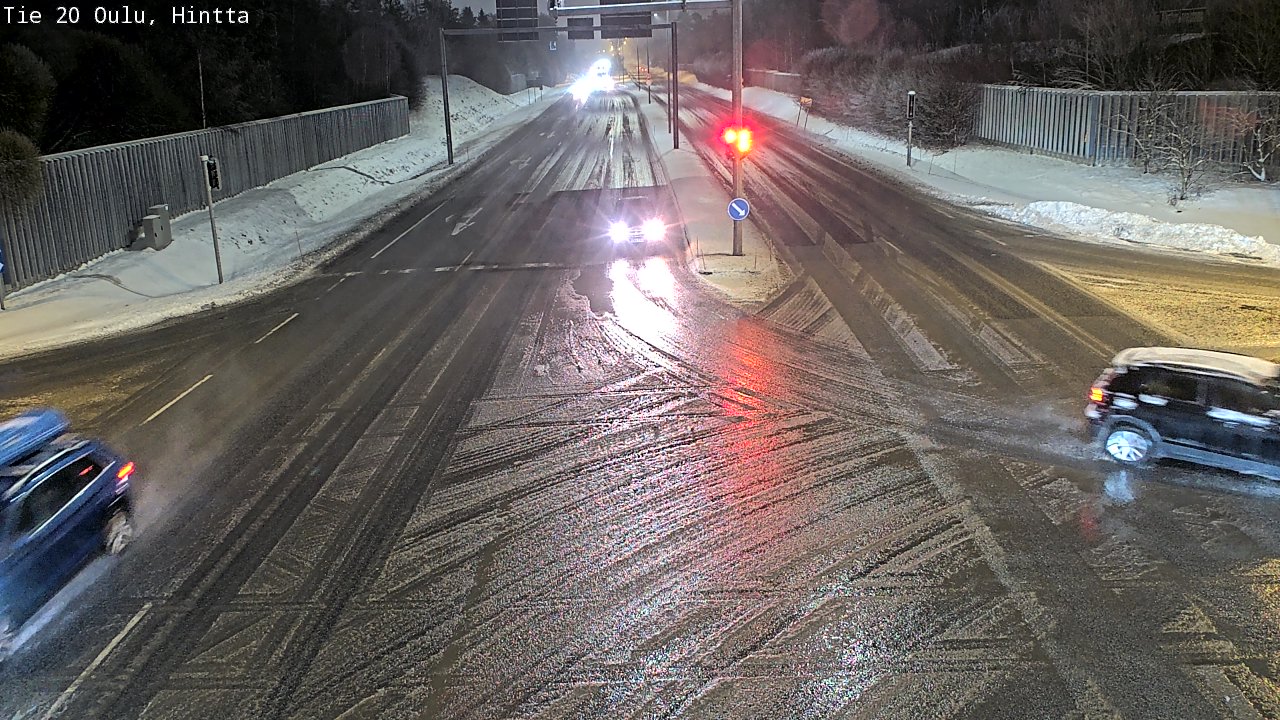 Weather Camera Image Väg 20 Uleåborg, Hintta, Oulu, Pohjois-Pohjanmaa