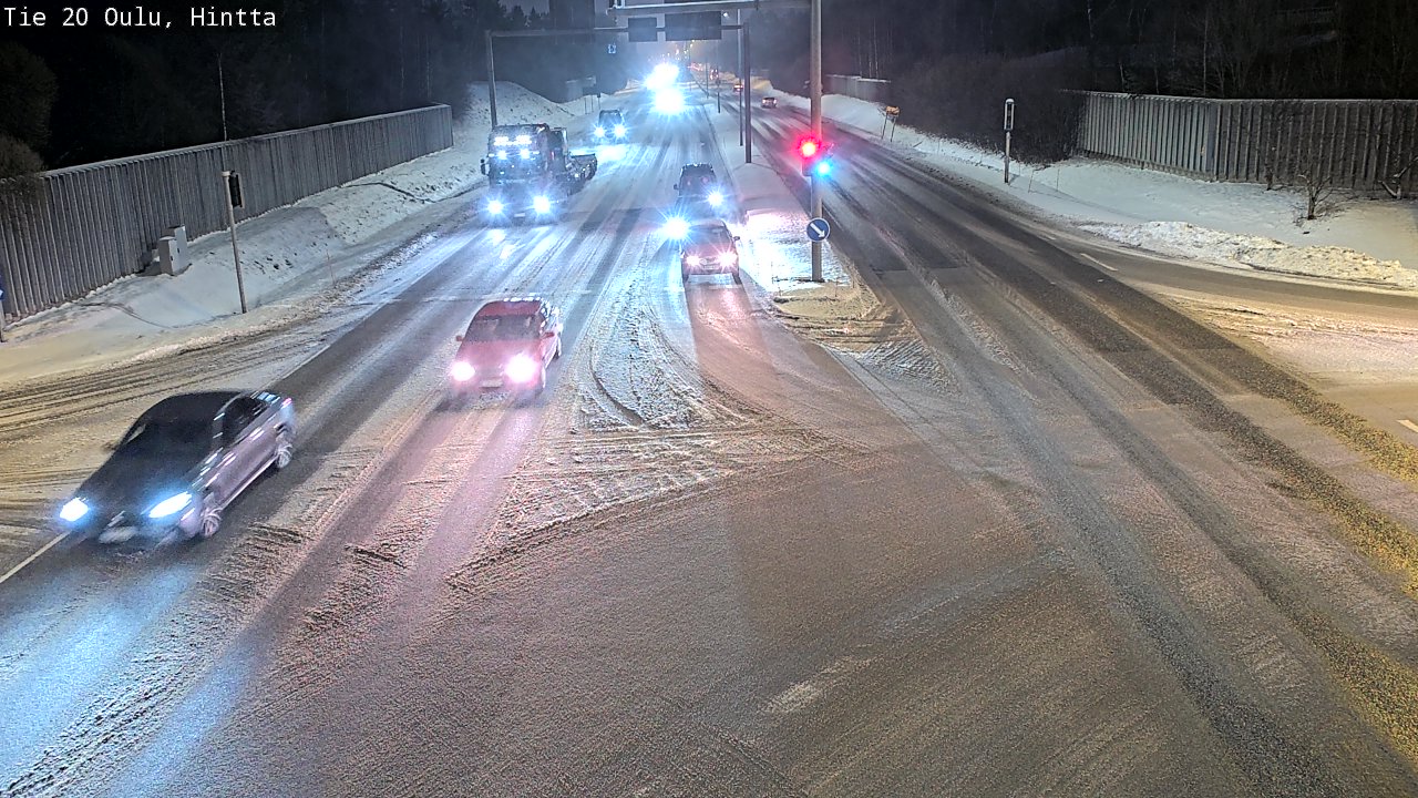 Weather Camera Image Road 20 Oulu, Hintta, Oulu, Pohjois-Pohjanmaa
