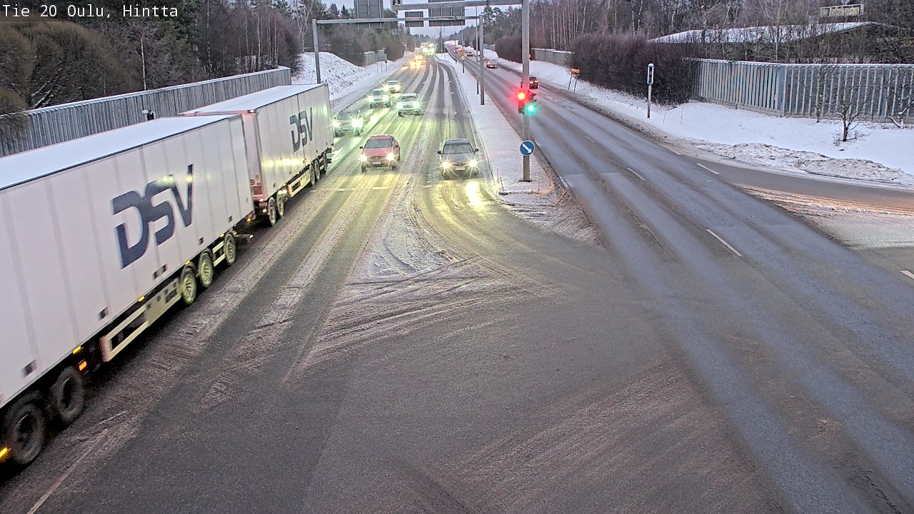 Weather Camera Image Road 20 Oulu, Hintta, Oulu, Pohjois-Pohjanmaa