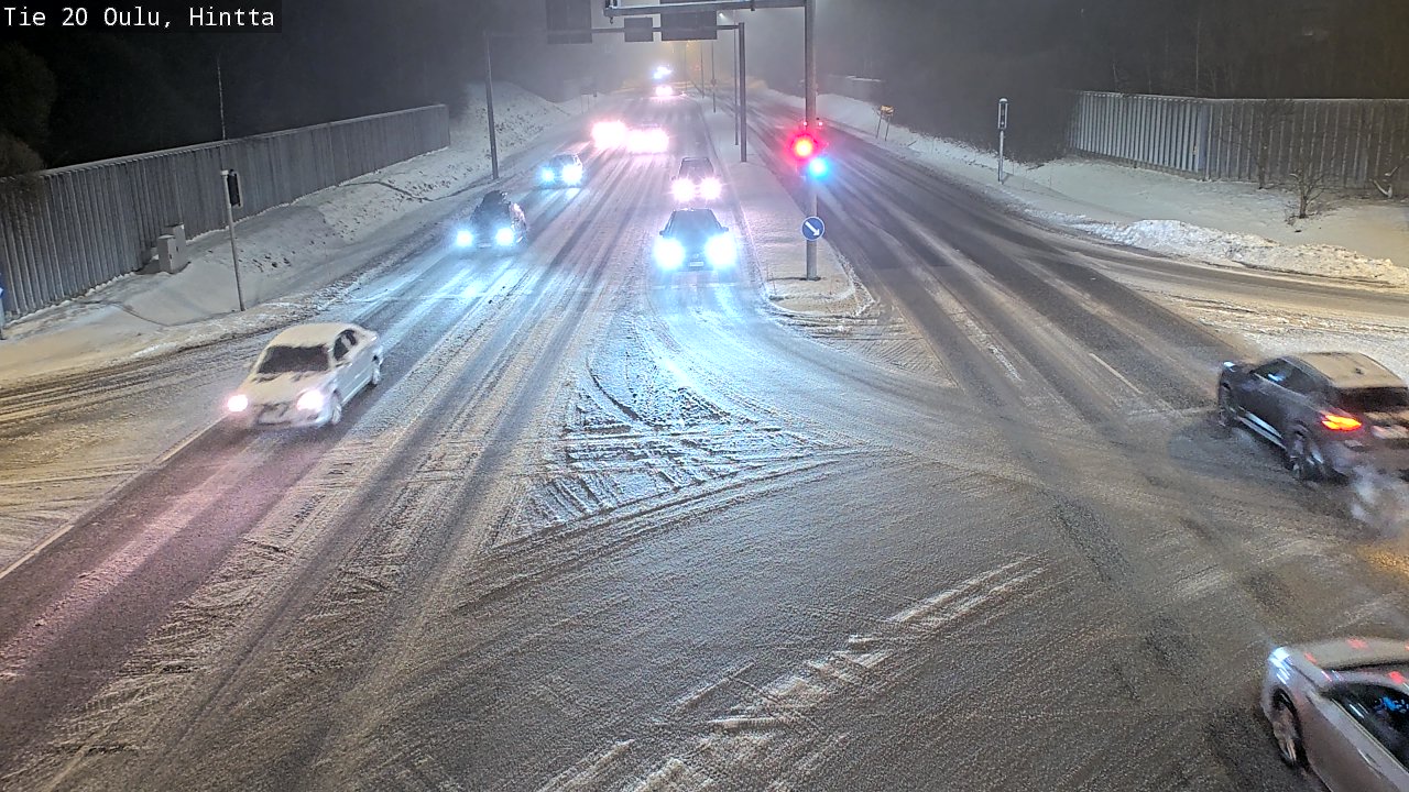 Weather Camera Image Road 20 Oulu, Hintta, Oulu, Pohjois-Pohjanmaa