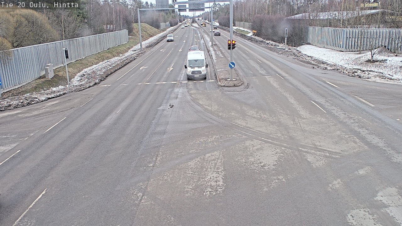 Weather Camera Image Road 20 Oulu, Hintta, Oulu, Pohjois-Pohjanmaa