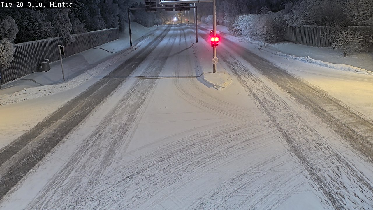Weather Camera Image Road 20 Oulu, Hintta, Oulu, Pohjois-Pohjanmaa