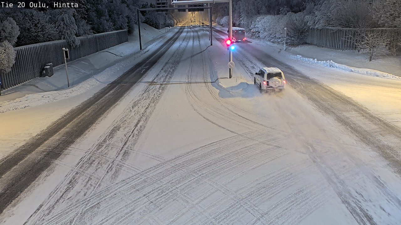 Weather Camera Image Road 20 Oulu, Hintta, Oulu, Pohjois-Pohjanmaa