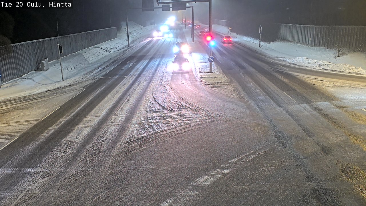 Weather Camera Image Road 20 Oulu, Hintta, Oulu, Pohjois-Pohjanmaa
