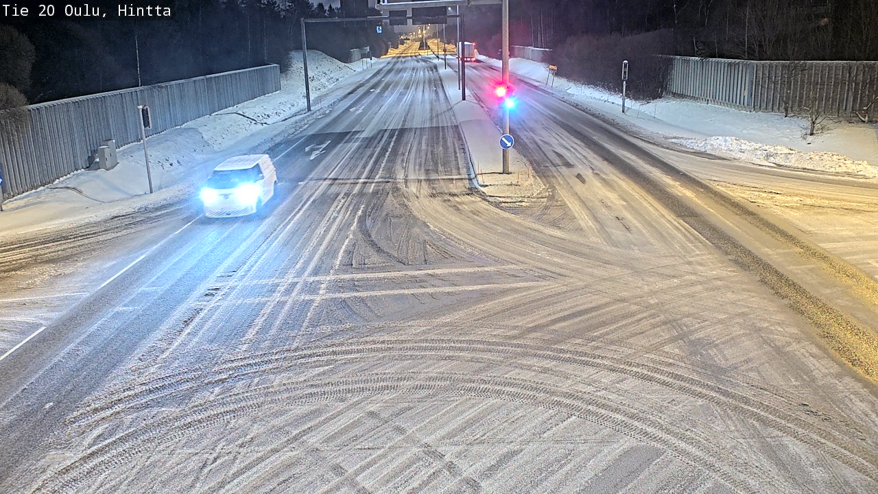 Weather Camera Image Road 20 Oulu, Hintta, Oulu, Pohjois-Pohjanmaa