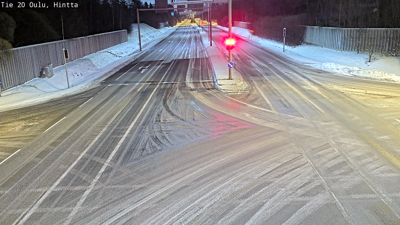 Weather Camera Image Road 20 Oulu, Hintta, Oulu, Pohjois-Pohjanmaa