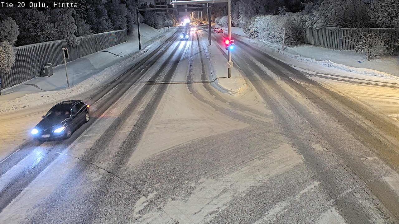 Weather Camera Image Road 20 Oulu, Hintta, Oulu, Pohjois-Pohjanmaa