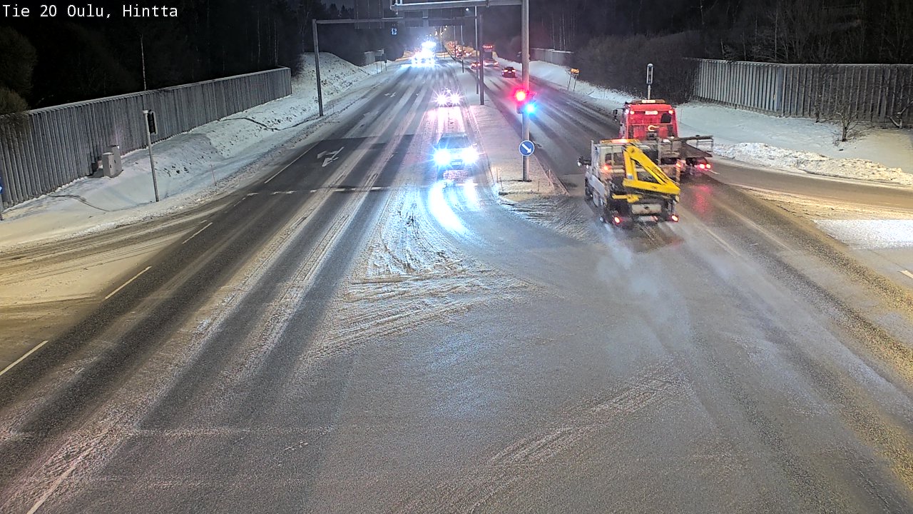 Weather Camera Image Road 20 Oulu, Hintta, Oulu, Pohjois-Pohjanmaa