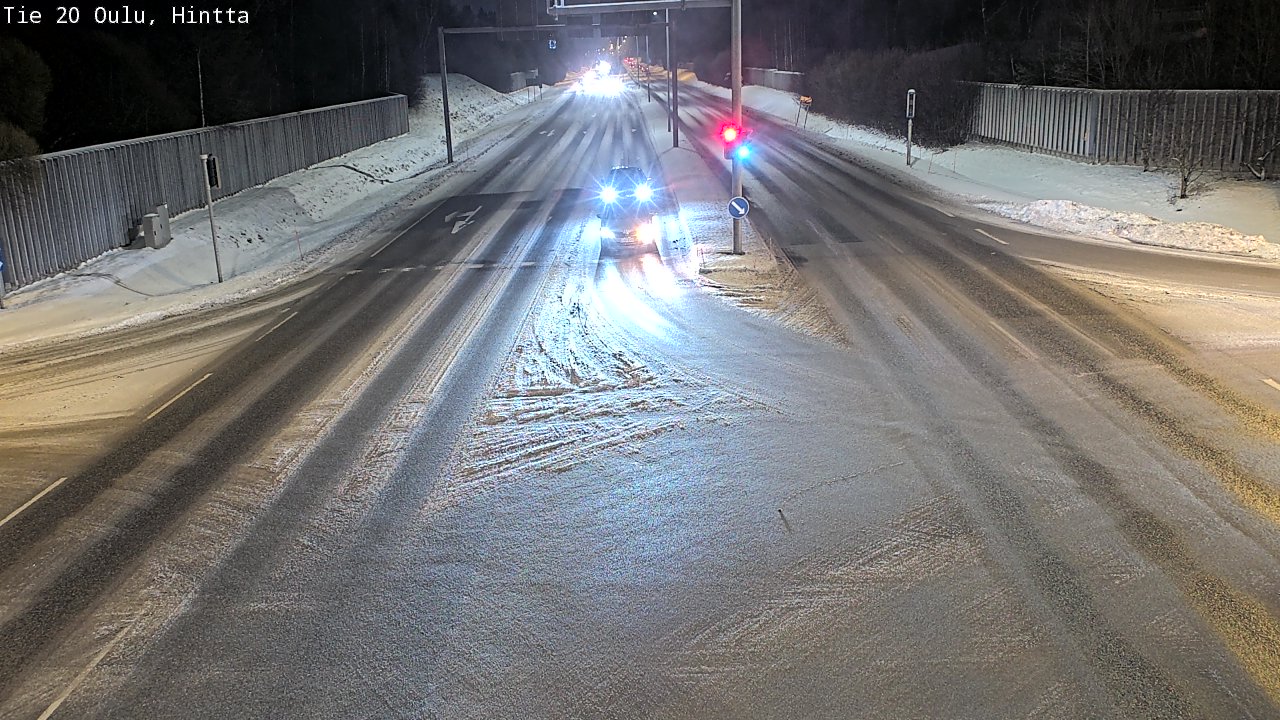 Weather Camera Image Road 20 Oulu, Hintta, Oulu, Pohjois-Pohjanmaa