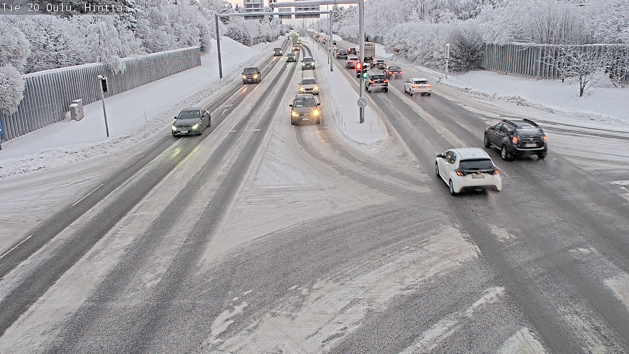 Weather Camera Image Road 20 Oulu, Hintta, Oulu, Pohjois-Pohjanmaa