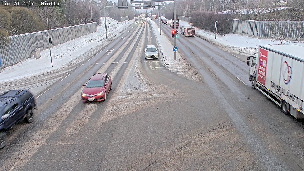 Weather Camera Image Road 20 Oulu, Hintta, Oulu, Pohjois-Pohjanmaa