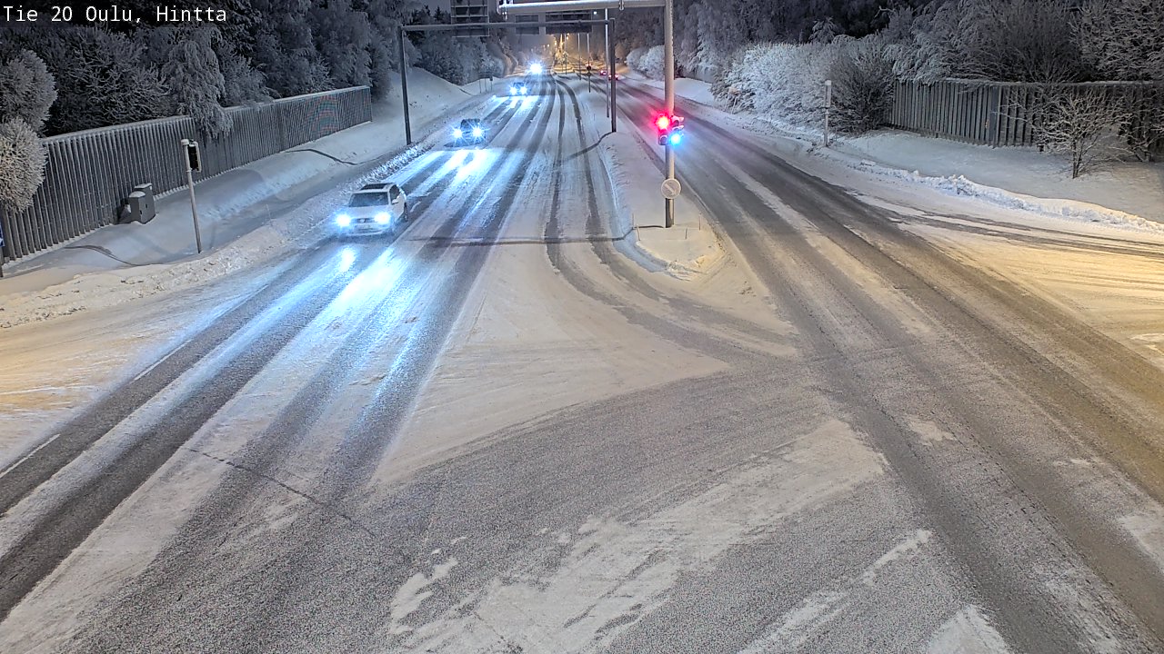 Weather Camera Image Road 20 Oulu, Hintta, Oulu, Pohjois-Pohjanmaa
