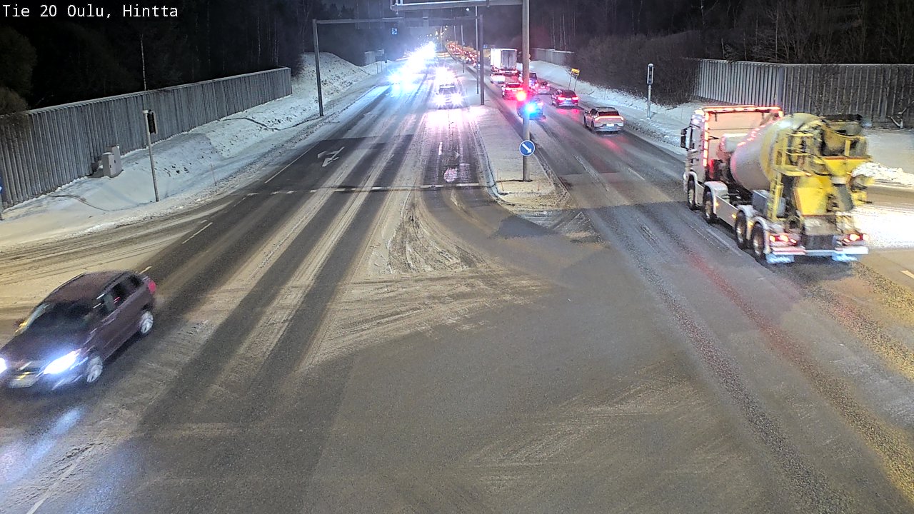 Weather Camera Image Road 20 Oulu, Hintta, Oulu, Pohjois-Pohjanmaa