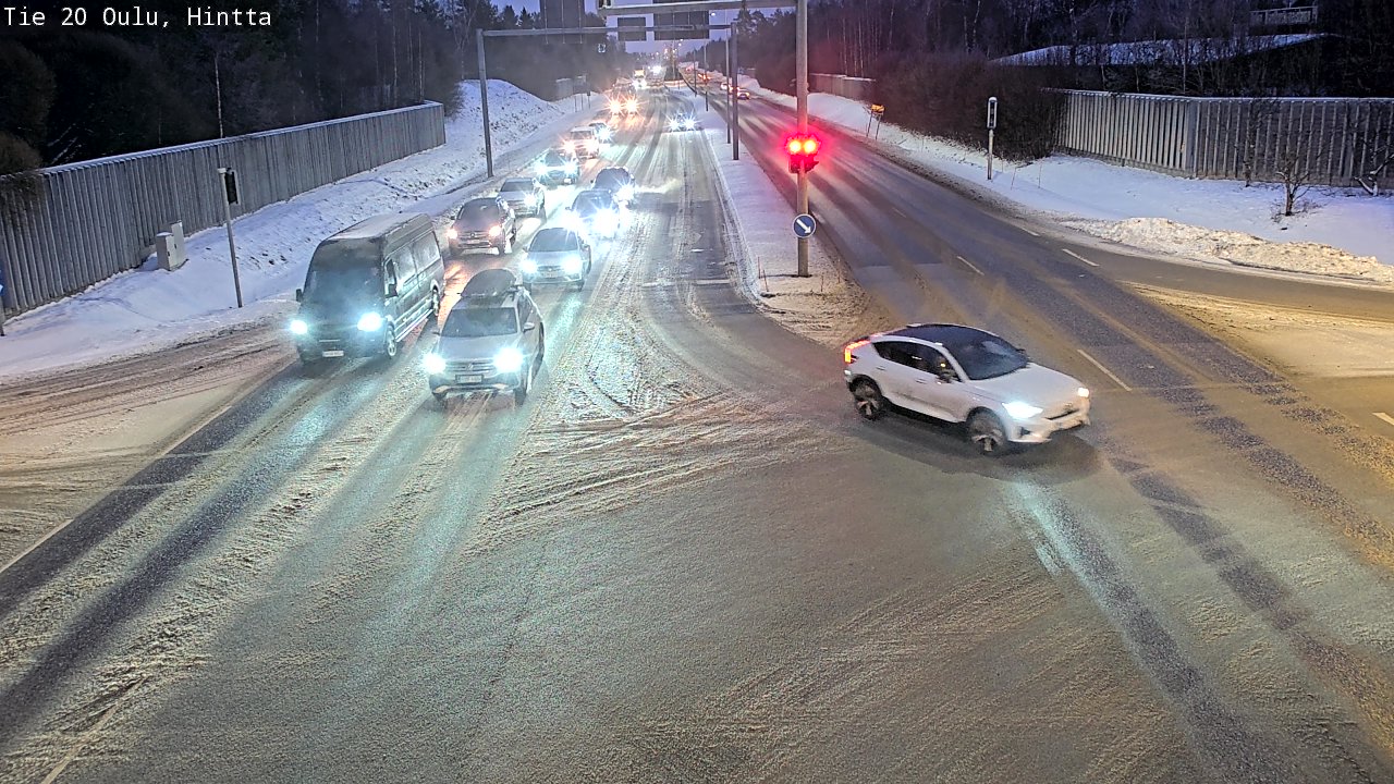 Weather Camera Image Road 20 Oulu, Hintta, Oulu, Pohjois-Pohjanmaa