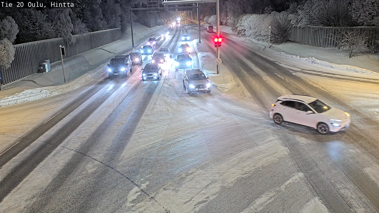 Weather Camera Image Road 20 Oulu, Hintta, Oulu, Pohjois-Pohjanmaa