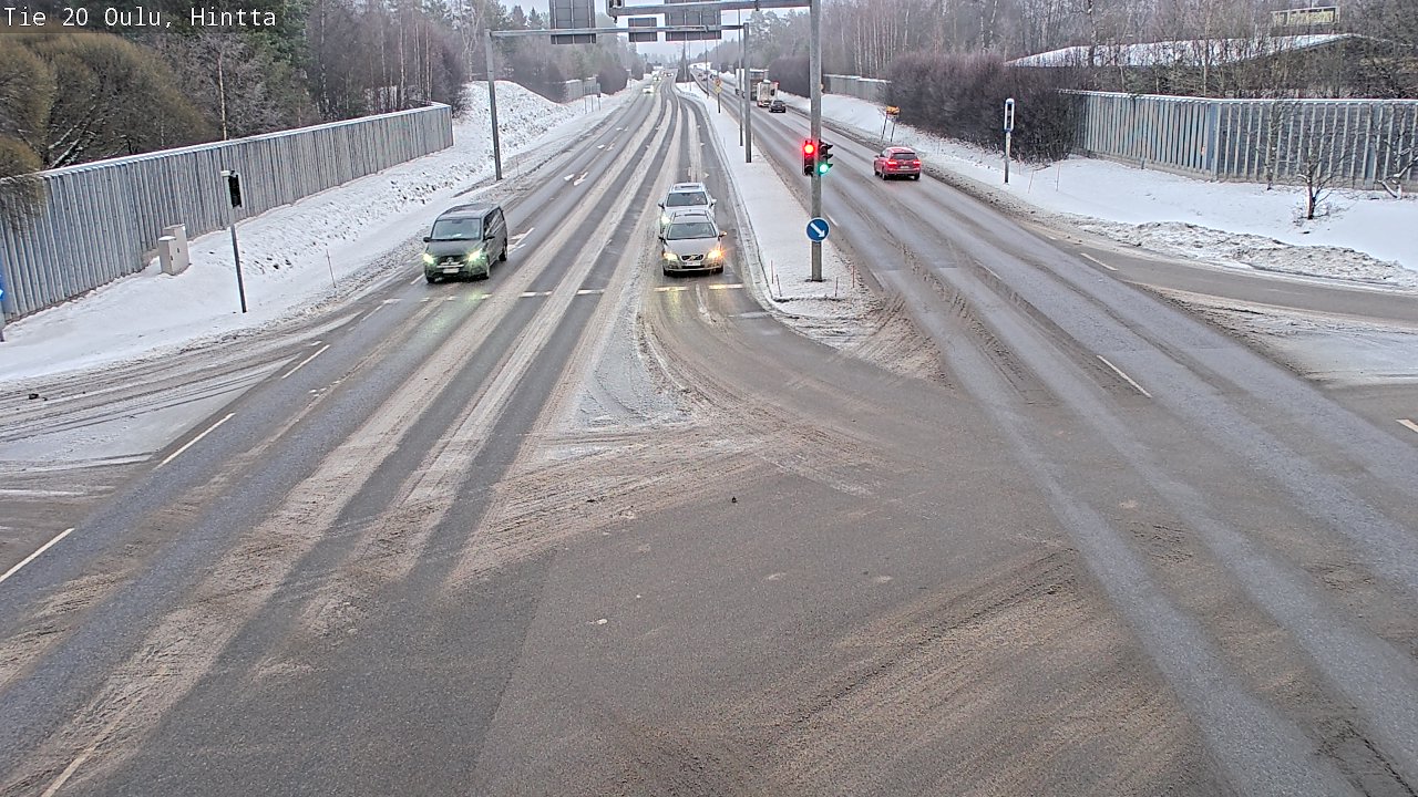 Weather Camera Image Road 20 Oulu, Hintta, Oulu, Pohjois-Pohjanmaa