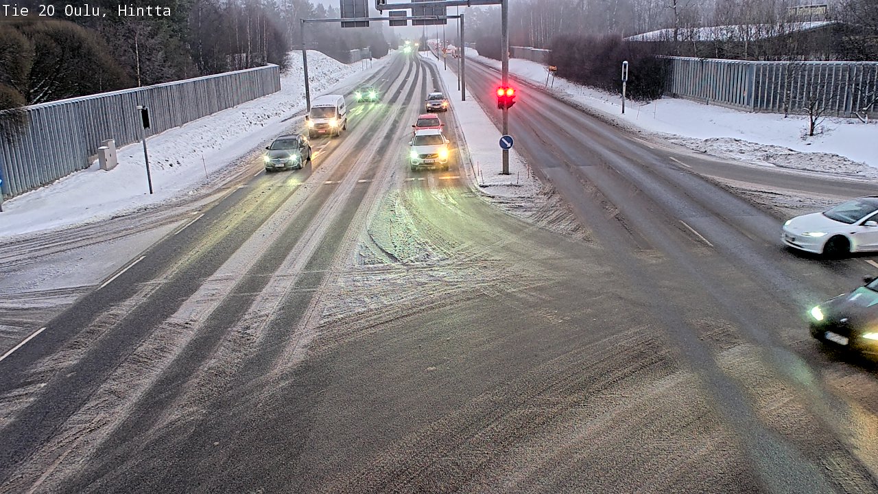 Weather Camera Image Road 20 Oulu, Hintta, Oulu, Pohjois-Pohjanmaa