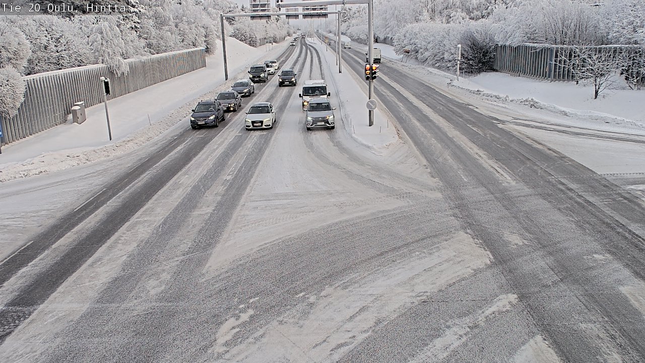 Weather Camera Image Road 20 Oulu, Hintta, Oulu, Pohjois-Pohjanmaa