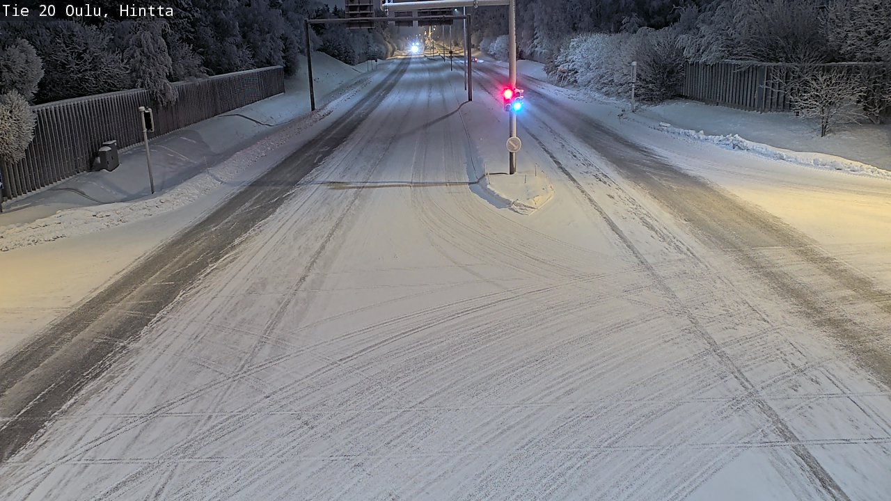 Weather Camera Image Road 20 Oulu, Hintta, Oulu, Pohjois-Pohjanmaa